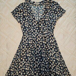 Madewell Women Button Up Floral Flowy Dress Size 0